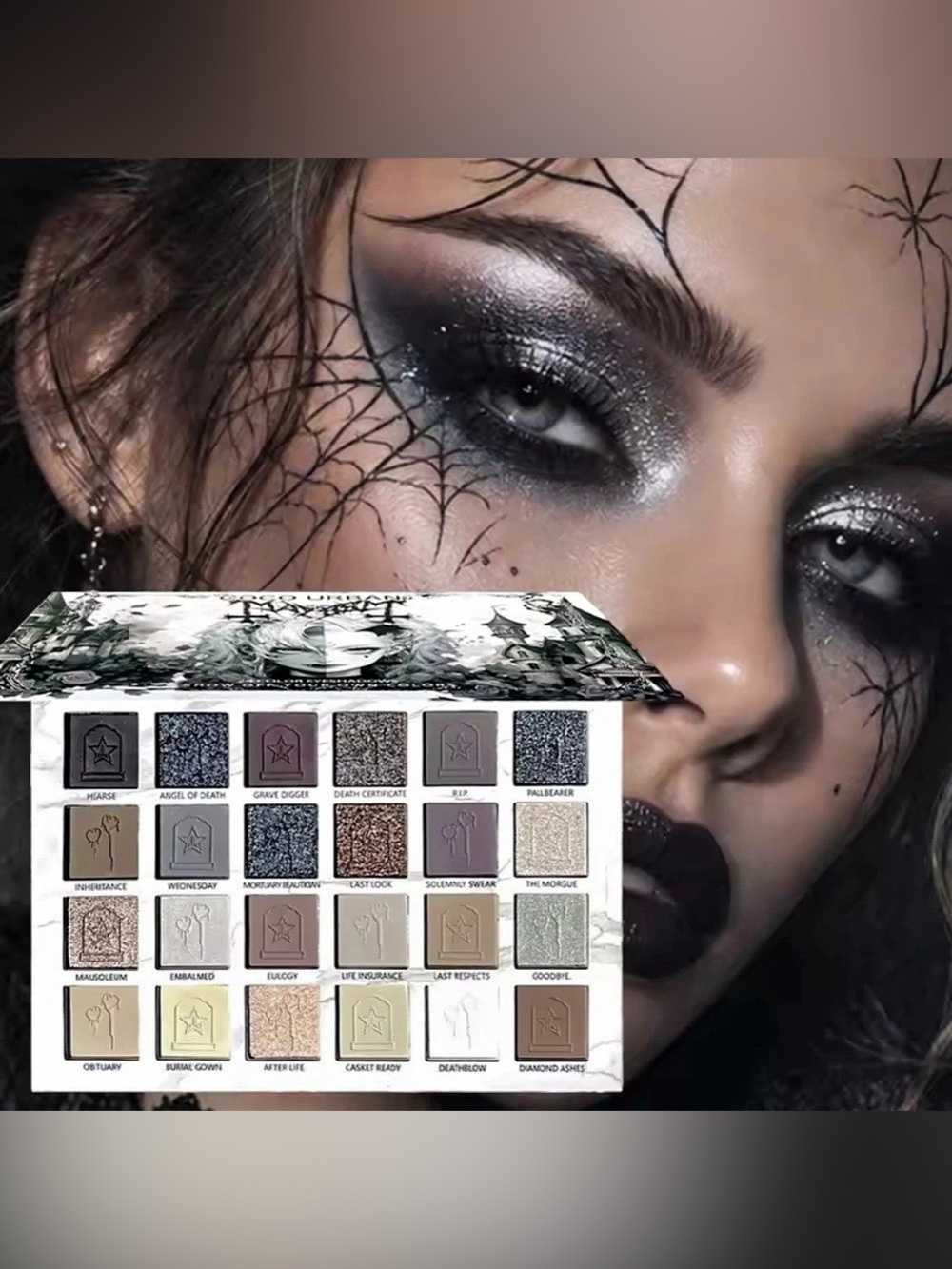 New Eyeshadow Palette Eyeshadow Palette in Black & Gray NWT